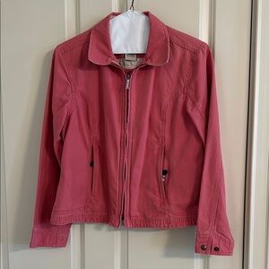 L L Bean Vintage Women's Pink Jean Jacket